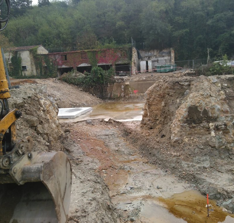 Rehabilitierung des Kraftwerks La Roche Chalais an der Dronne (Westfrankreich)