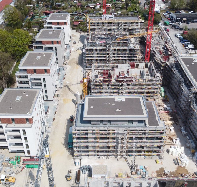 Neubau Wohnanlage in Augsburg