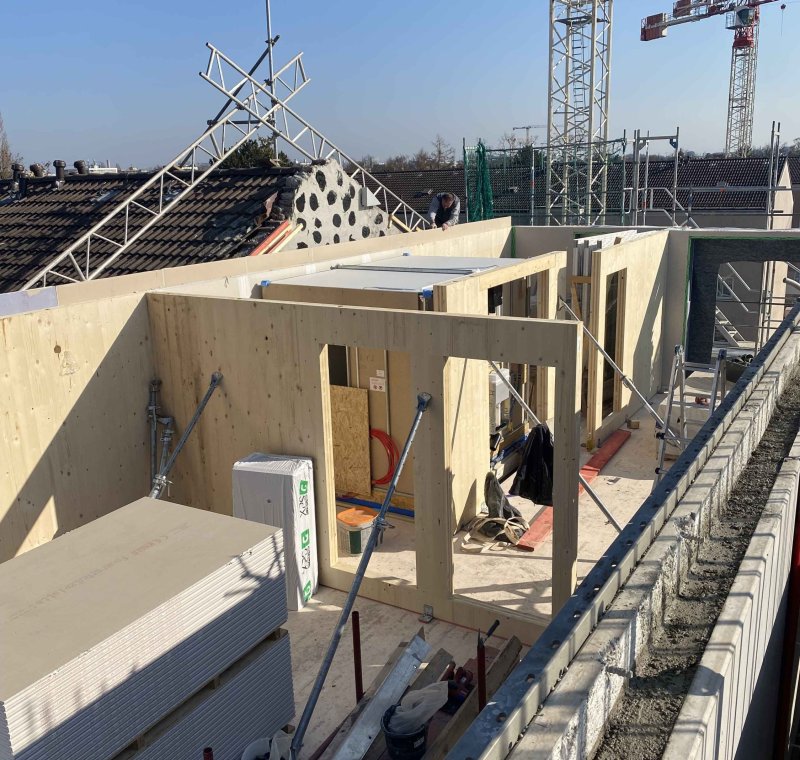 Erweiterung und Neubau einer Wohnanlage mit Bildungslokal und Tiefgarage