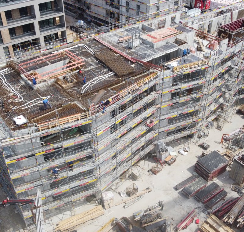 Neubau Wohnanlage in Augsburg