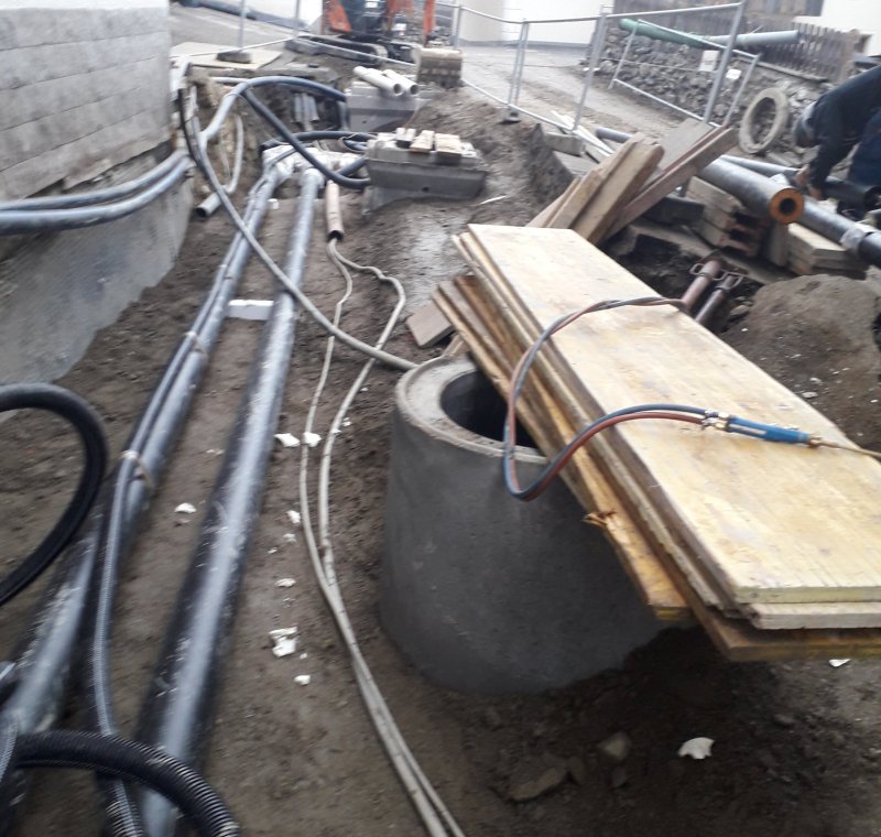 Infrastrukturen im Ortsteil Plavina in Burgeis