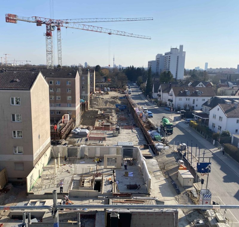 Erweiterung und Neubau einer Wohnanlage mit Bildungslokal und Tiefgarage