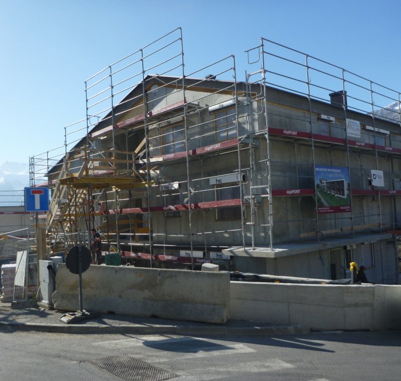 Errichtung der Wohnanlage Sunn in Mals im Vinschgau