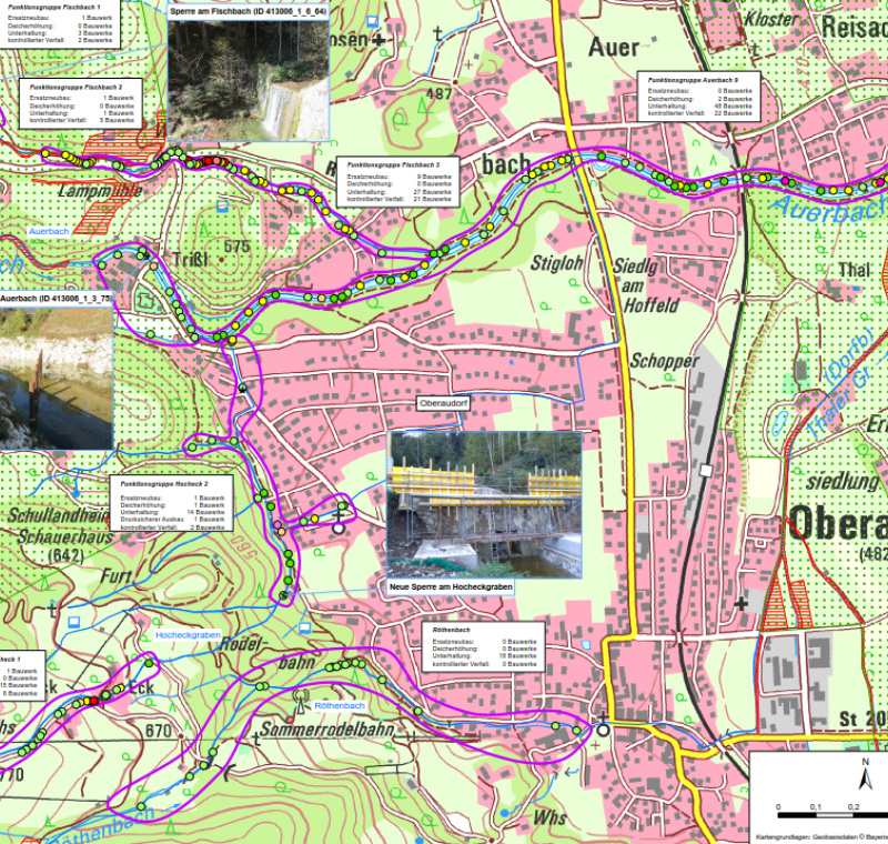Integrales Wildbachentwicklungskonzept Auerbach & Röthenbach in Oberaudorf (D)