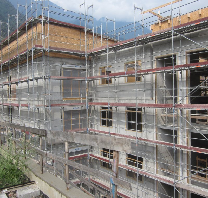 Fertigstellung Rohbau