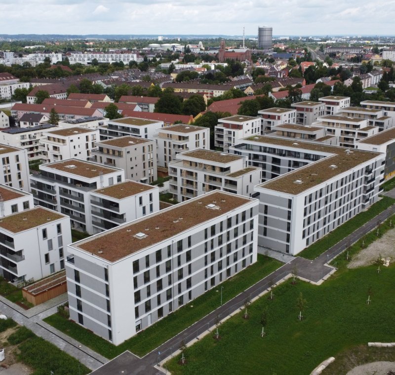 Neubau Wohnanlage in Augsburg
