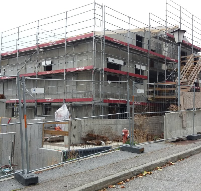 Errichtung der Wohnanlage Sunn in Mals im Vinschgau