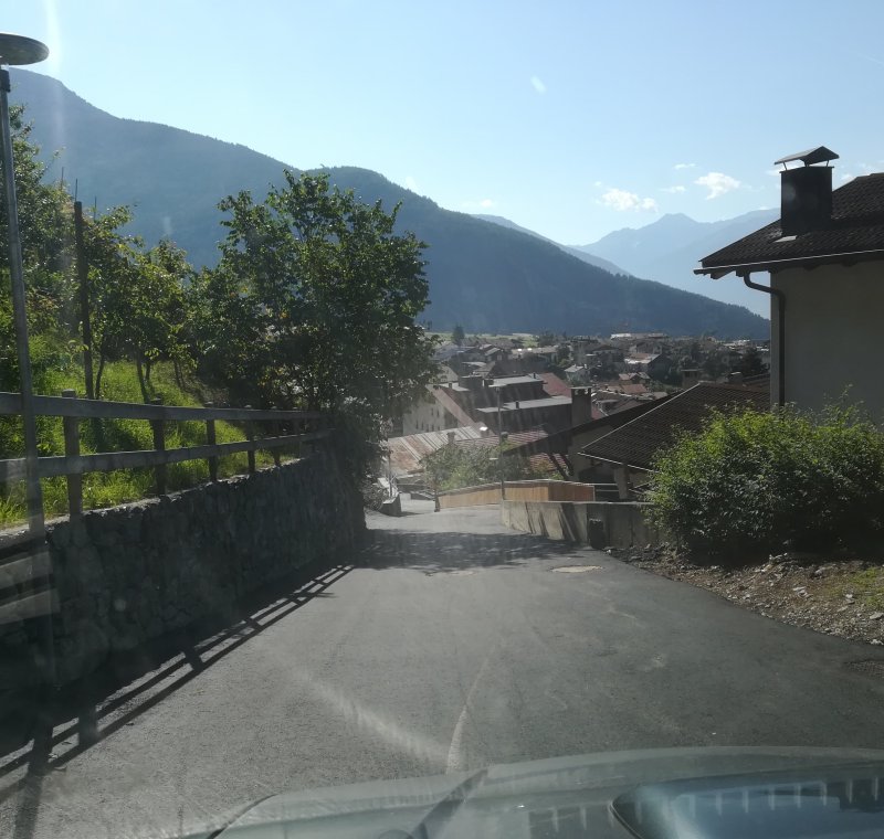 Infrastrukturen im Ortsteil Plavina in Burgeis