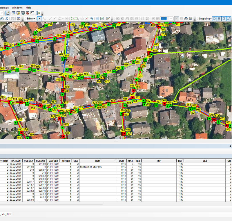 Leitungskataster der Marktgemeinde Prad am Stilfserjoch