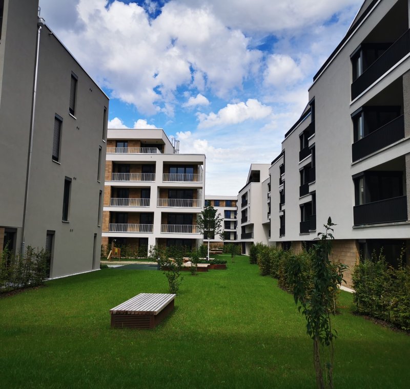 Neubau Wohnanlage in Augsburg