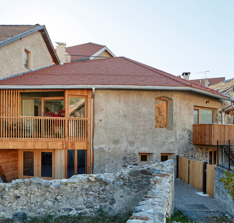 Sanierung des Fiegele – Prieth Haus mit bestehendem Stadel zum Zweck der Errichtung von geförderten Wohnungen